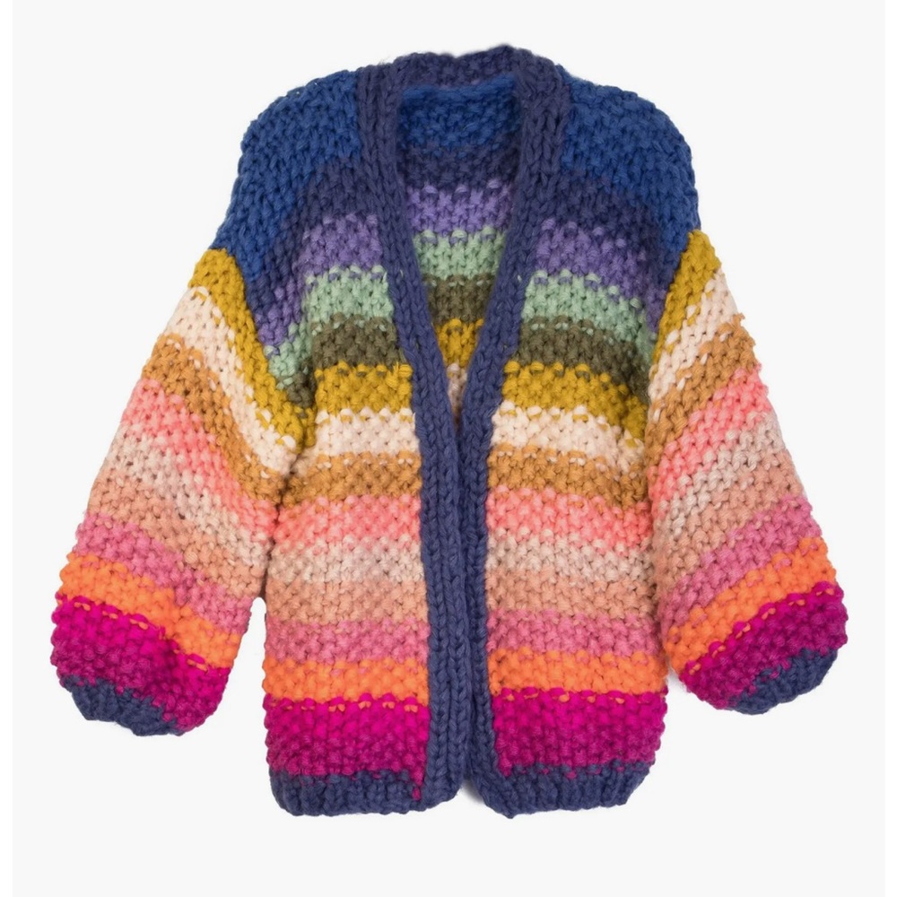 Anthropology rainbow sweater.